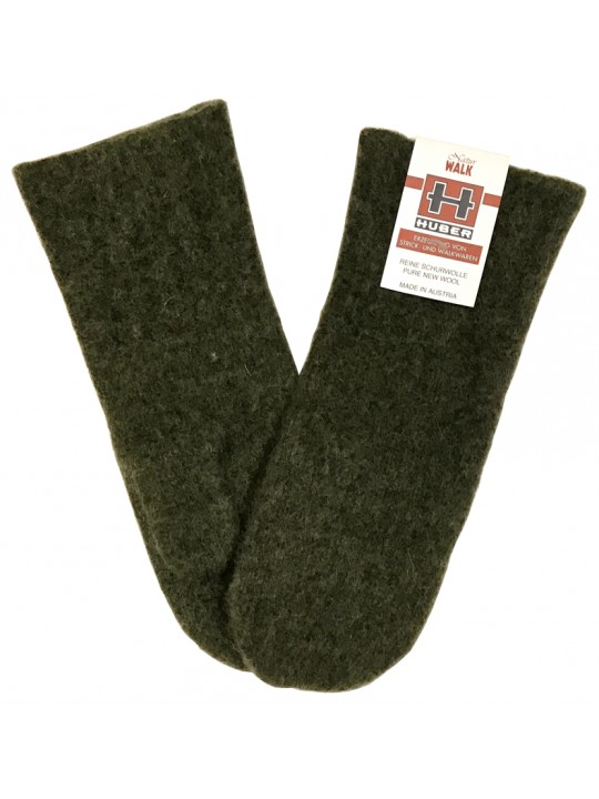 Huber Dachstein Olive Woollen Mittens